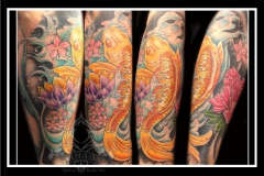 Oriental half sleeve