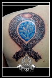 Celtic with blue stone