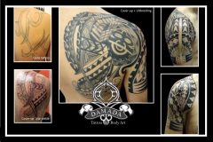 Cover Up polynesian style custom