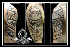 Samoan half sleeve