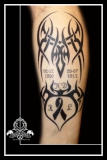 Tribal Black Ribbon